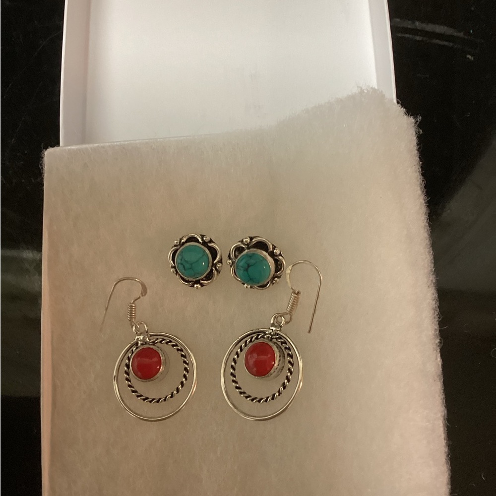 Sterling silver earrings